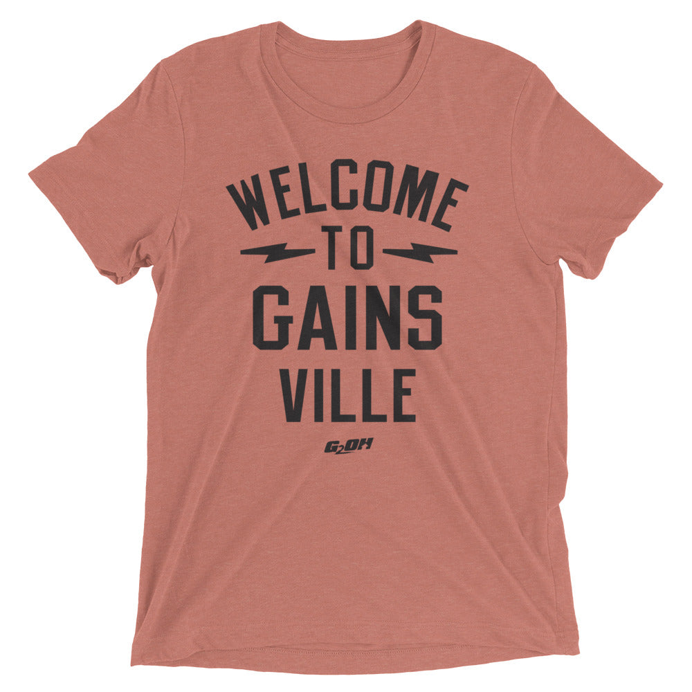 Welcome To Gains Ville Men s T Shirt