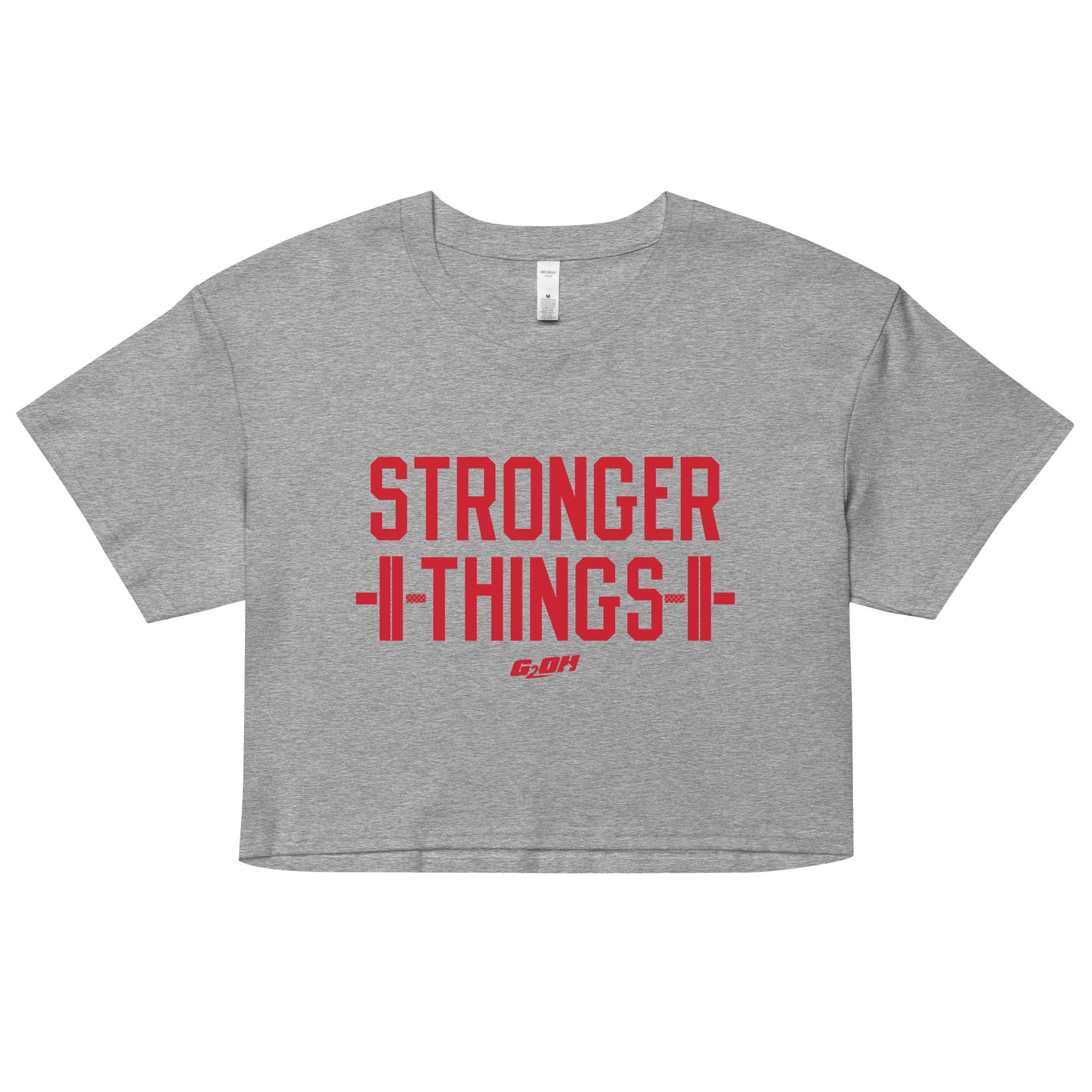 Stronger Things Women's Crop Tee