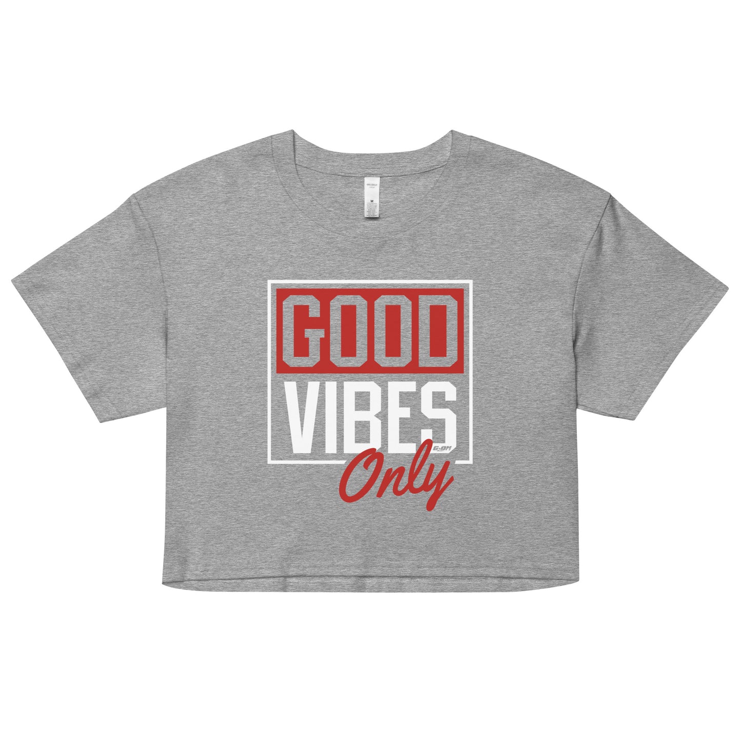 Good Vibes Only Women's Crop Tee