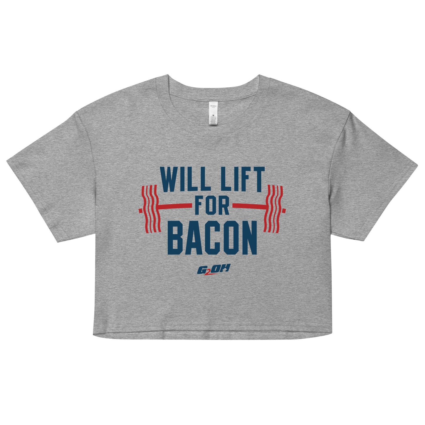 Will Lift For Bacon Women's Crop Tee