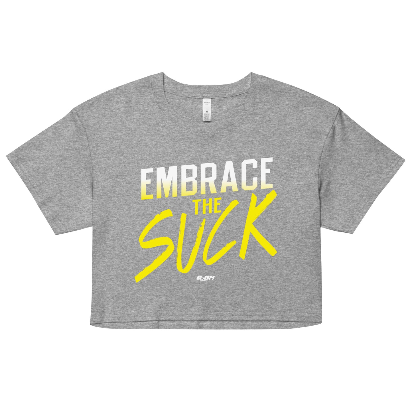 Embrace The Suck Women's Crop Tee