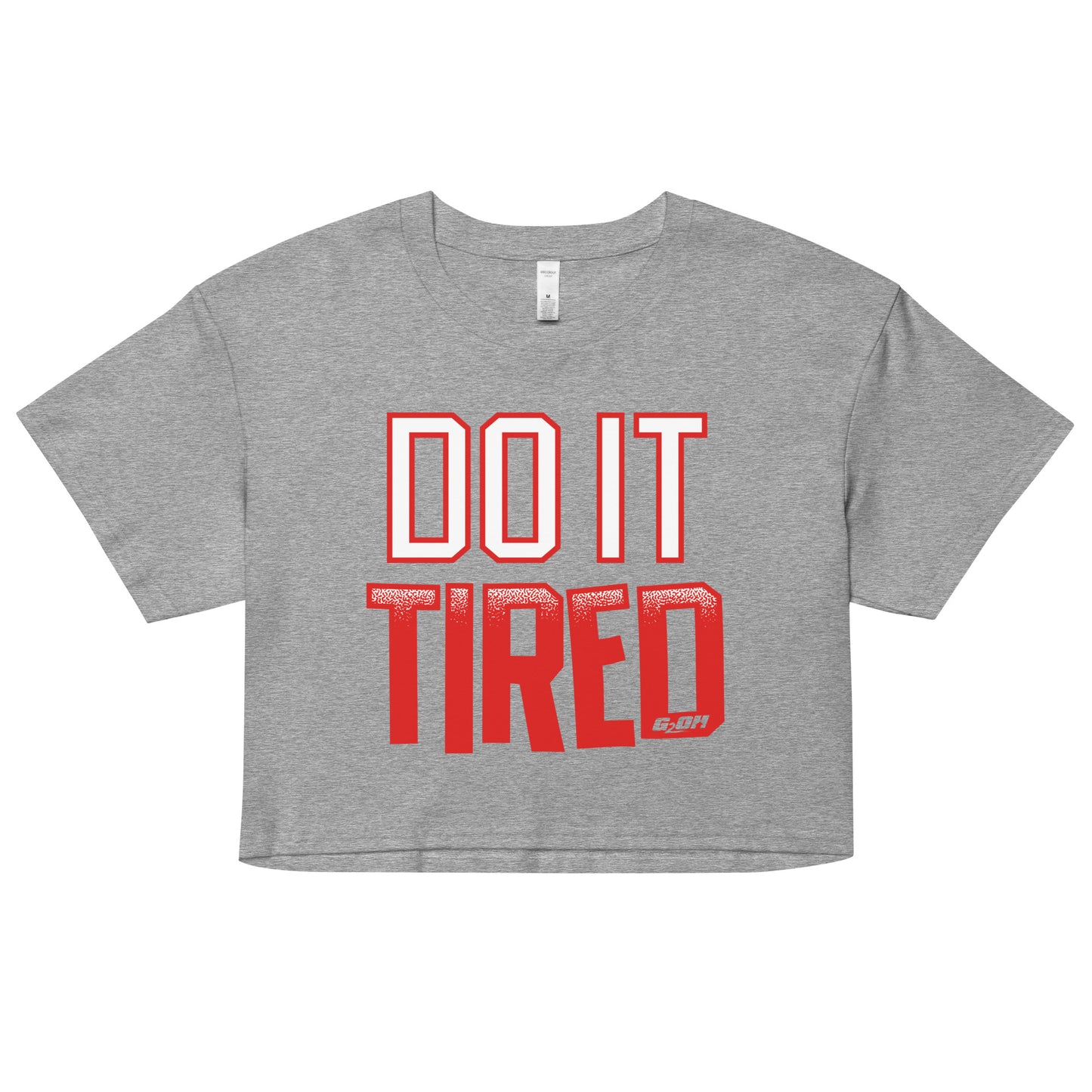 Do It Tired Women's Crop Tee