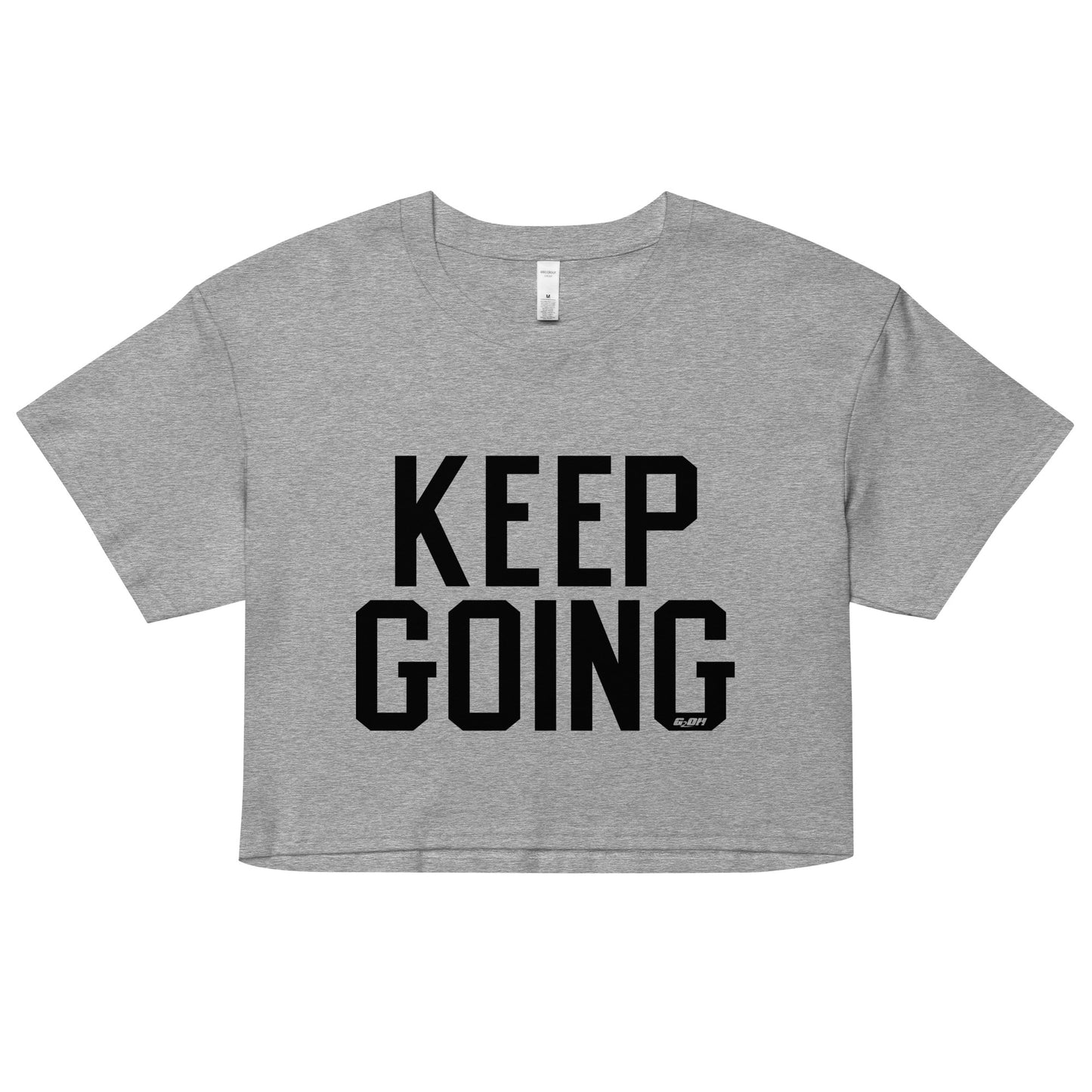 Keep Going Women's Crop Tee