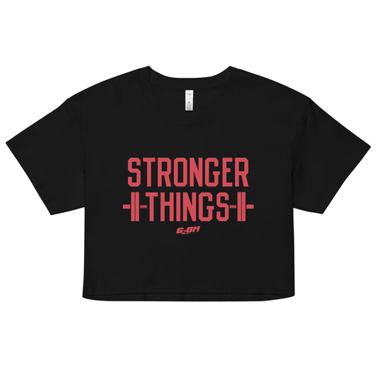 Stronger Things Women's Crop Tee