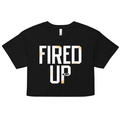 Fired Up Women's Crop Tee