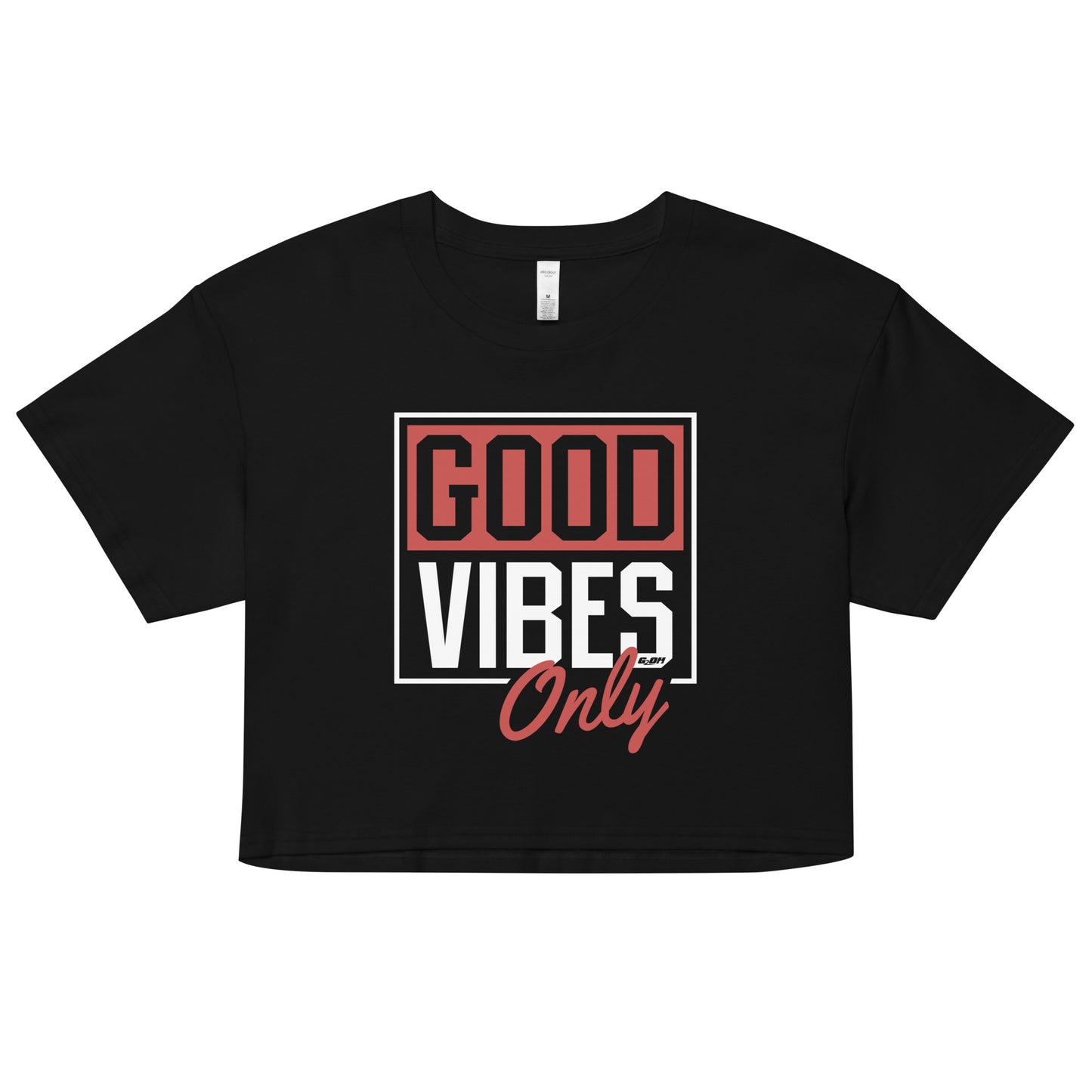 Good Vibes Only Women's Crop Tee