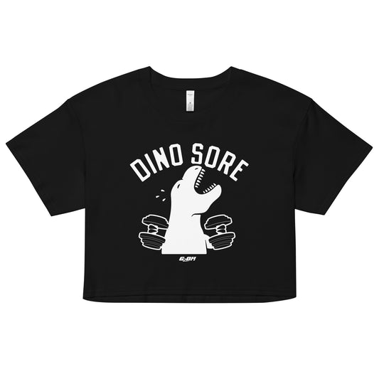 Dino Sore Women's Crop Tee