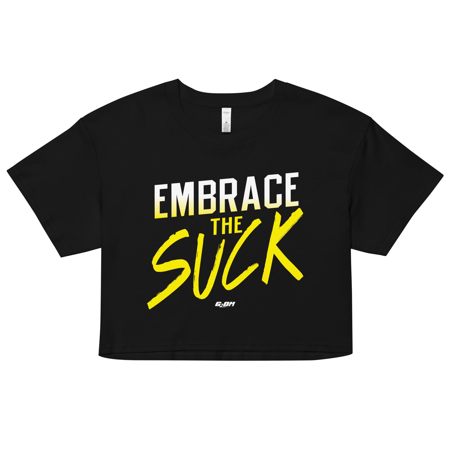 Embrace The Suck Women's Crop Tee