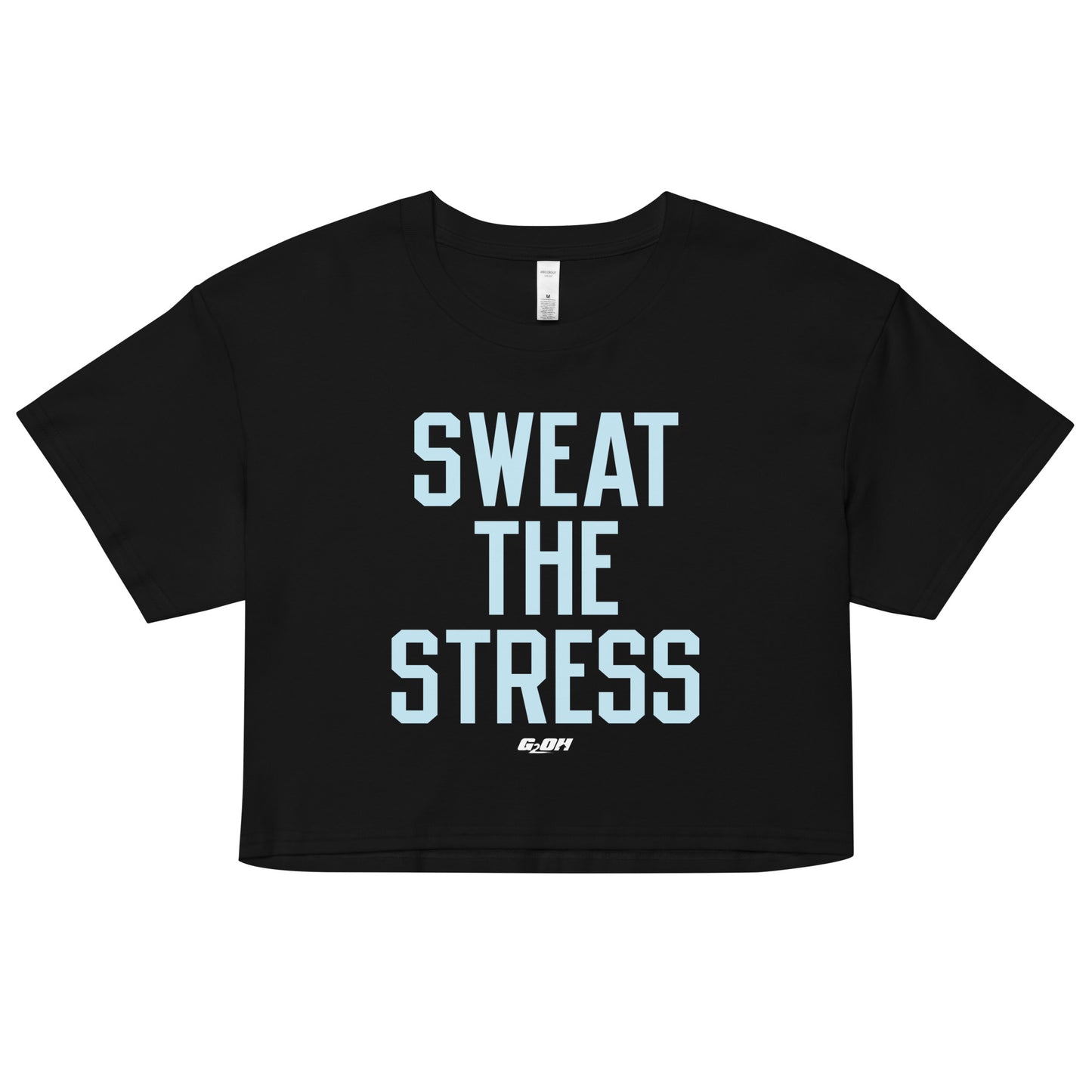 Sweat The Stress Women's Crop Tee