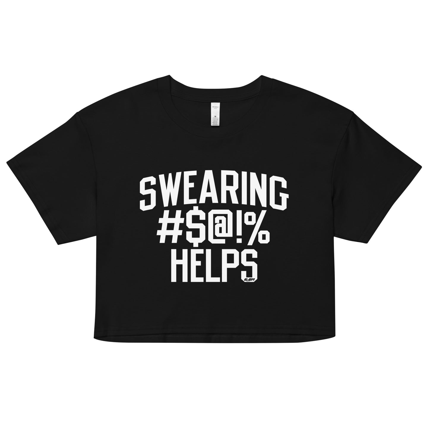 Swearing Helps Women's Crop Tee