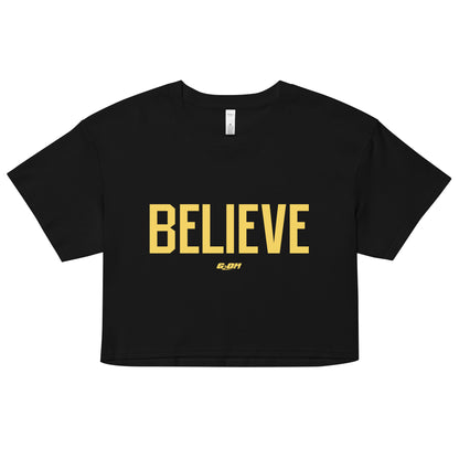 Believe Women's Crop Tee