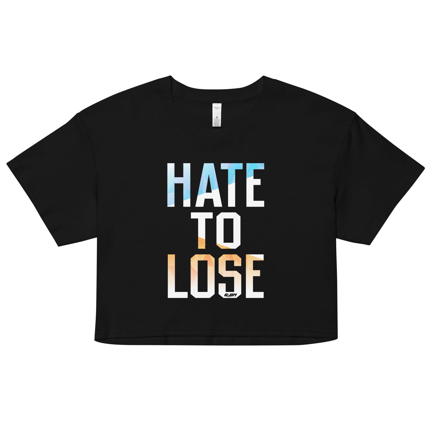 Hate To Lose Women's Crop Tee