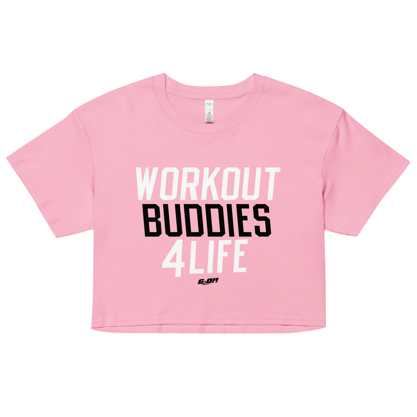 Workout Buddies 4 Life Women's Crop Tee