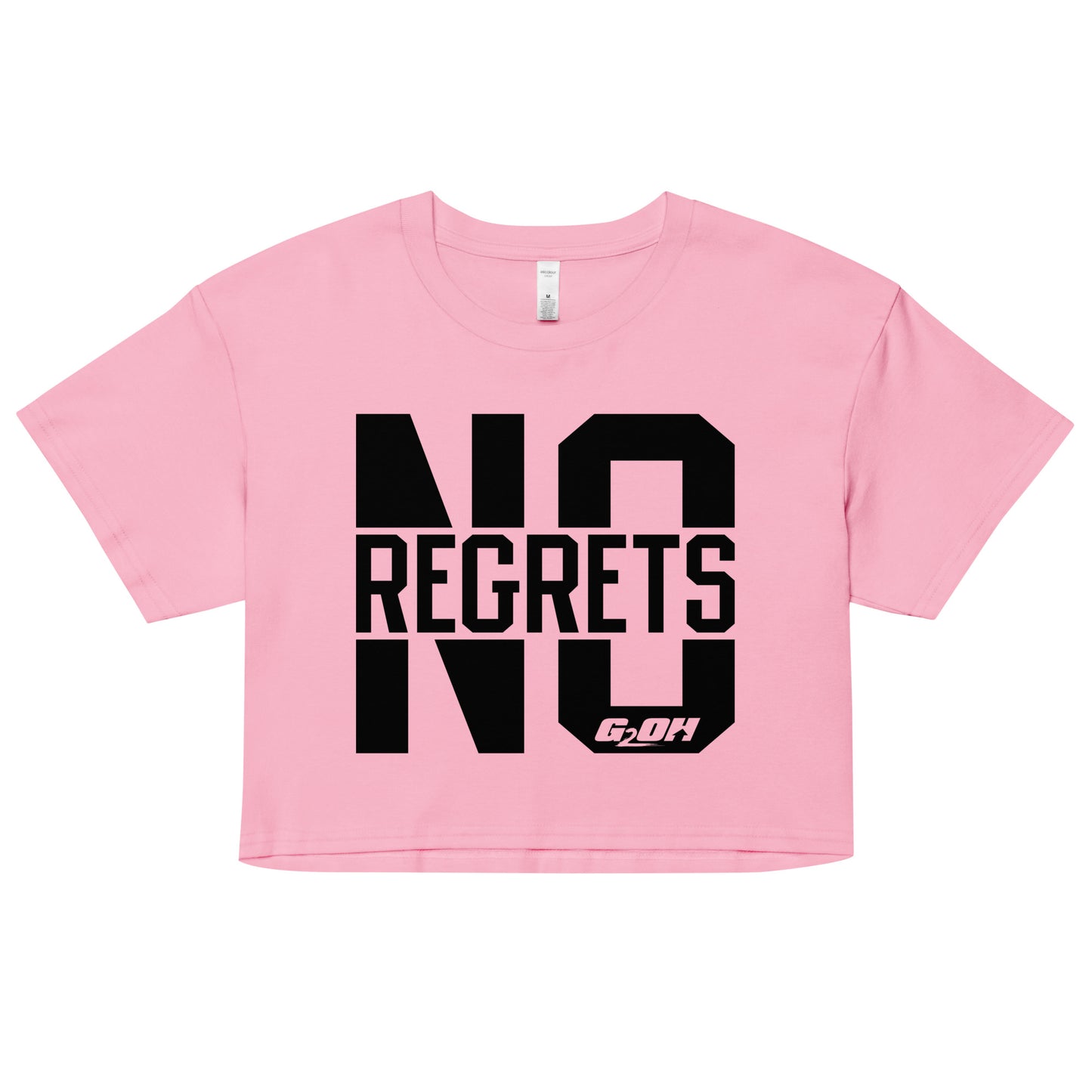 No Regrets Women's Crop Tee