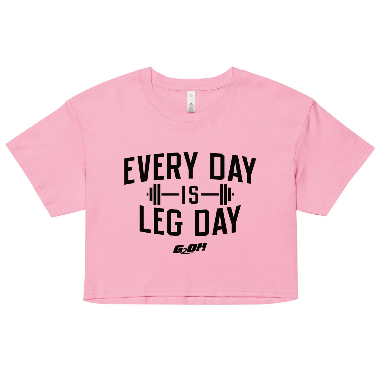 Every Day Is Leg Day Women's Crop Tee