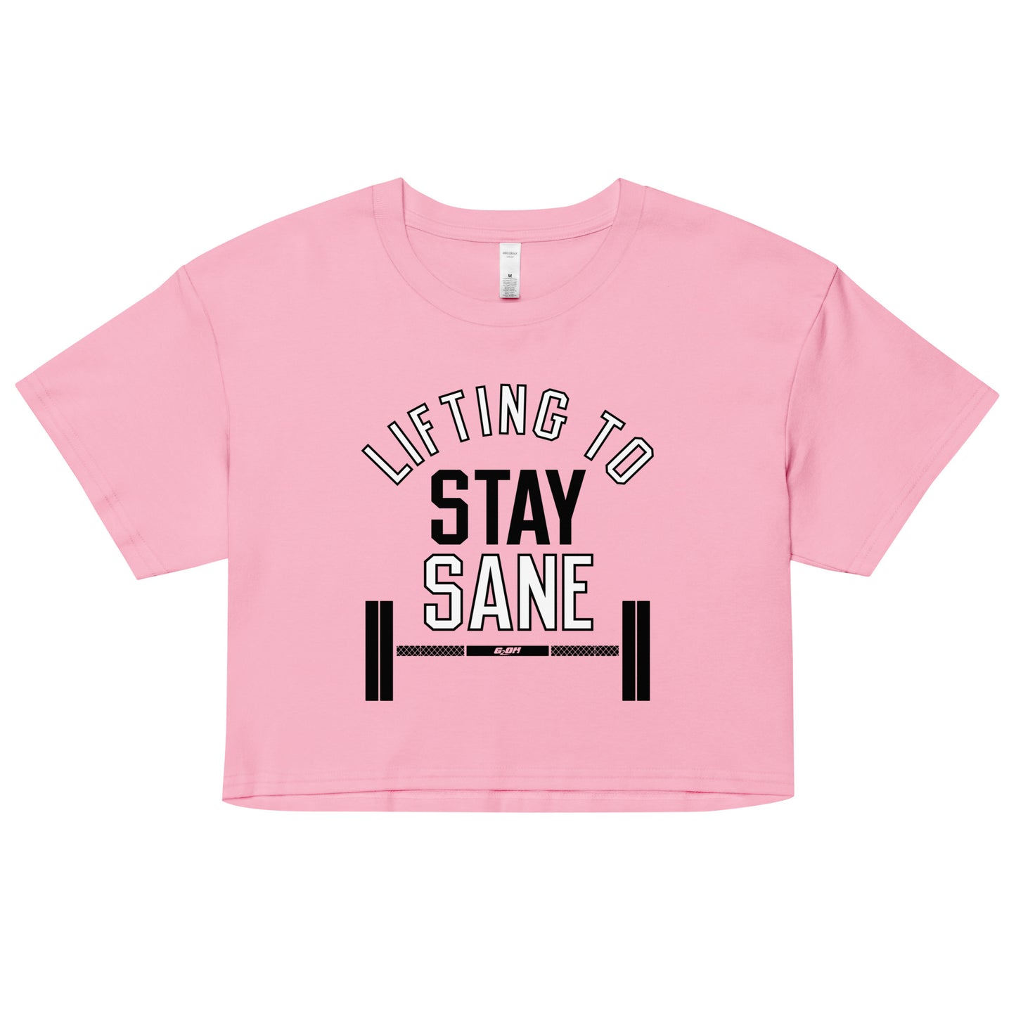 Lifting To Stay Sane Women's Crop Tee