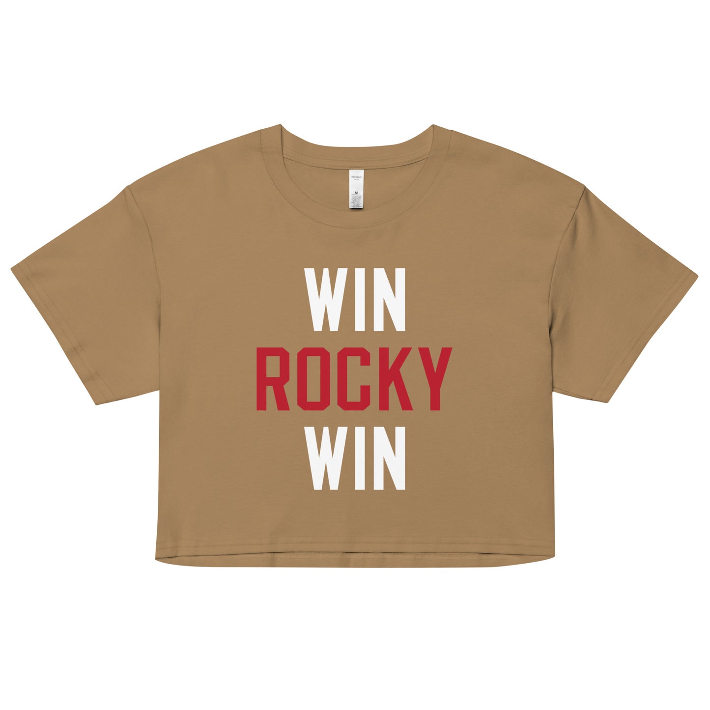 Win Rocky Win Women's Crop Tee