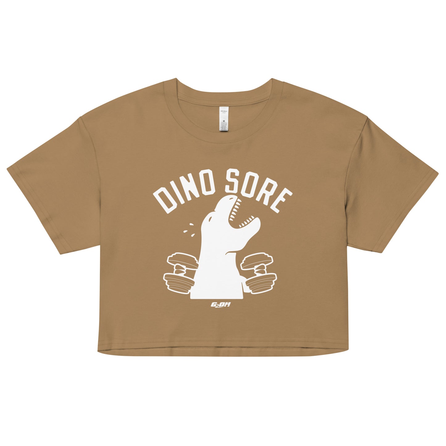 Dino Sore Women's Crop Tee