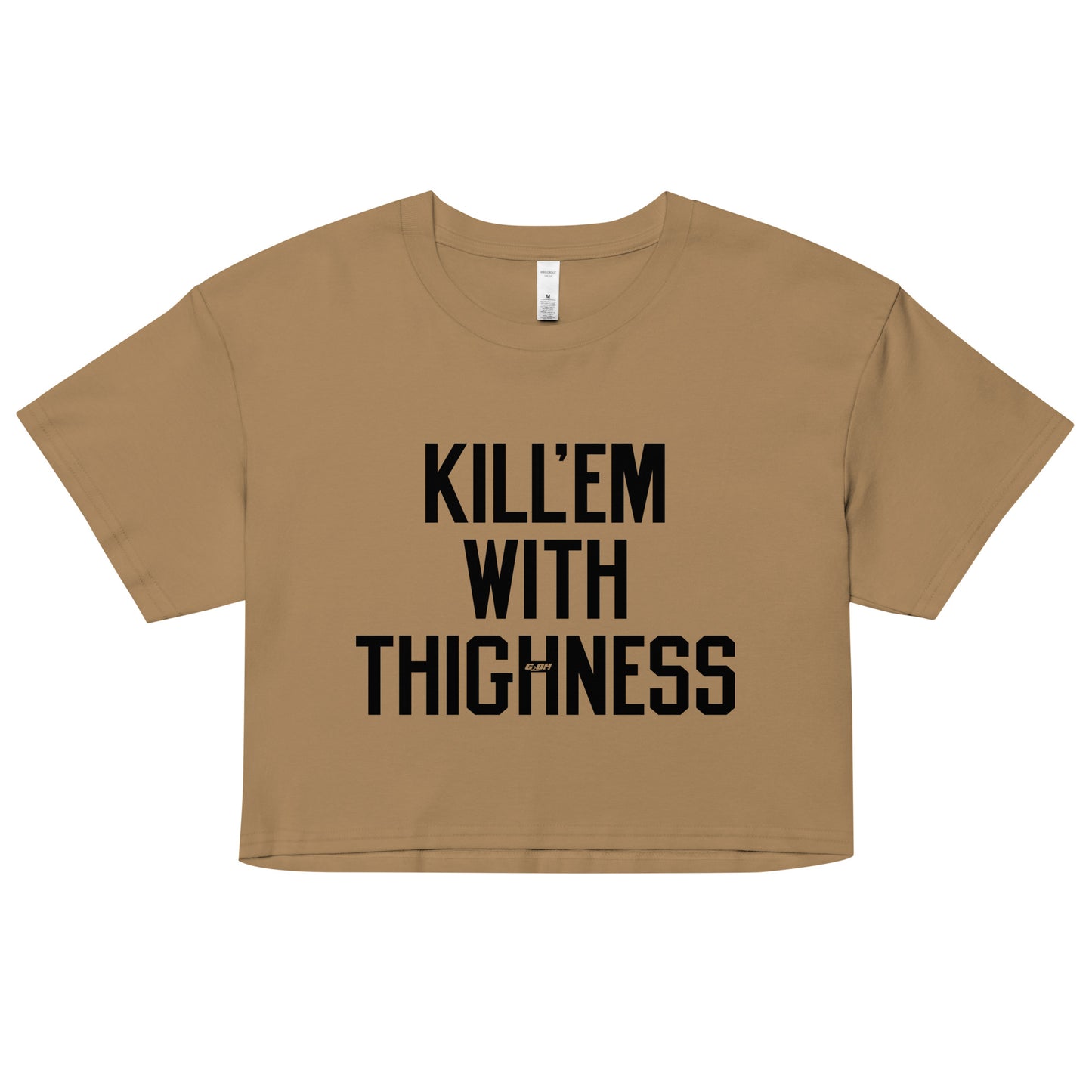 Kill'em With Thighness Women's Crop Tee
