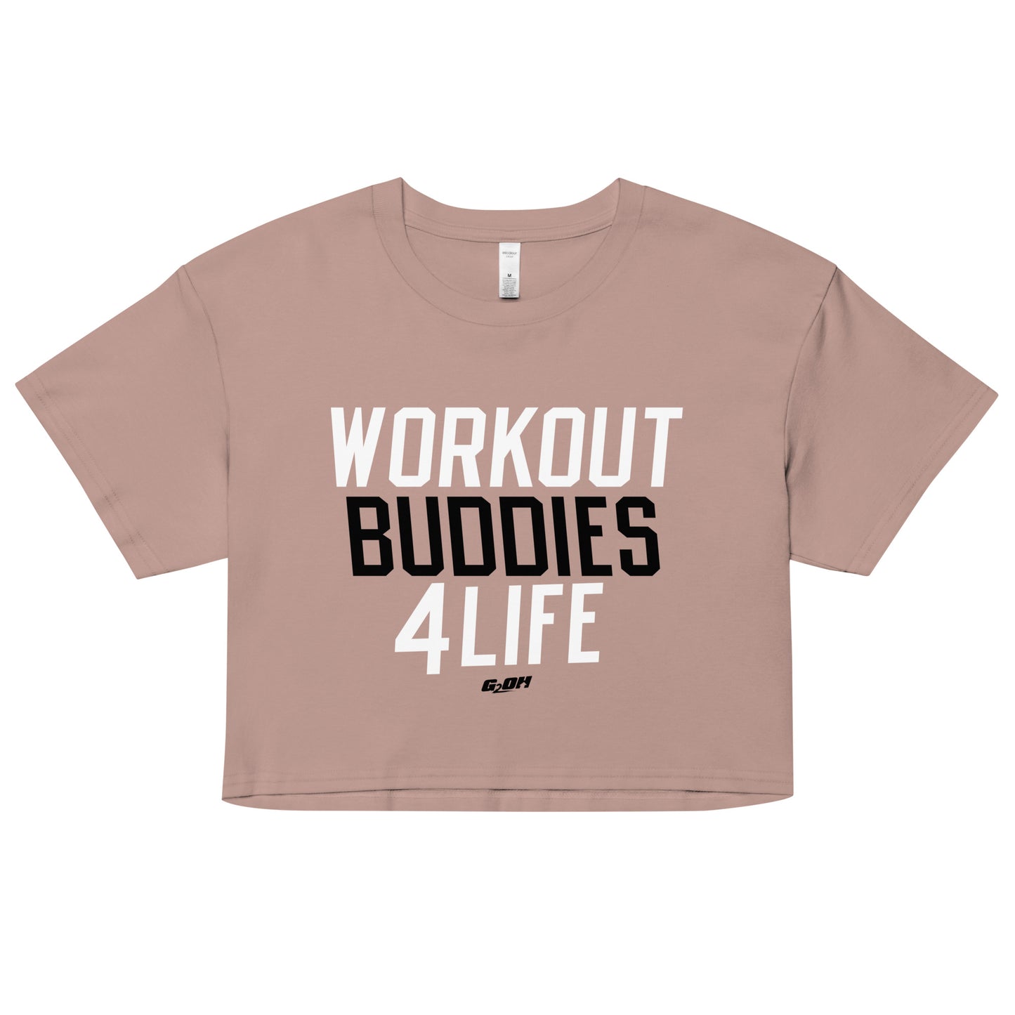 Workout Buddies 4 Life Women's Crop Tee