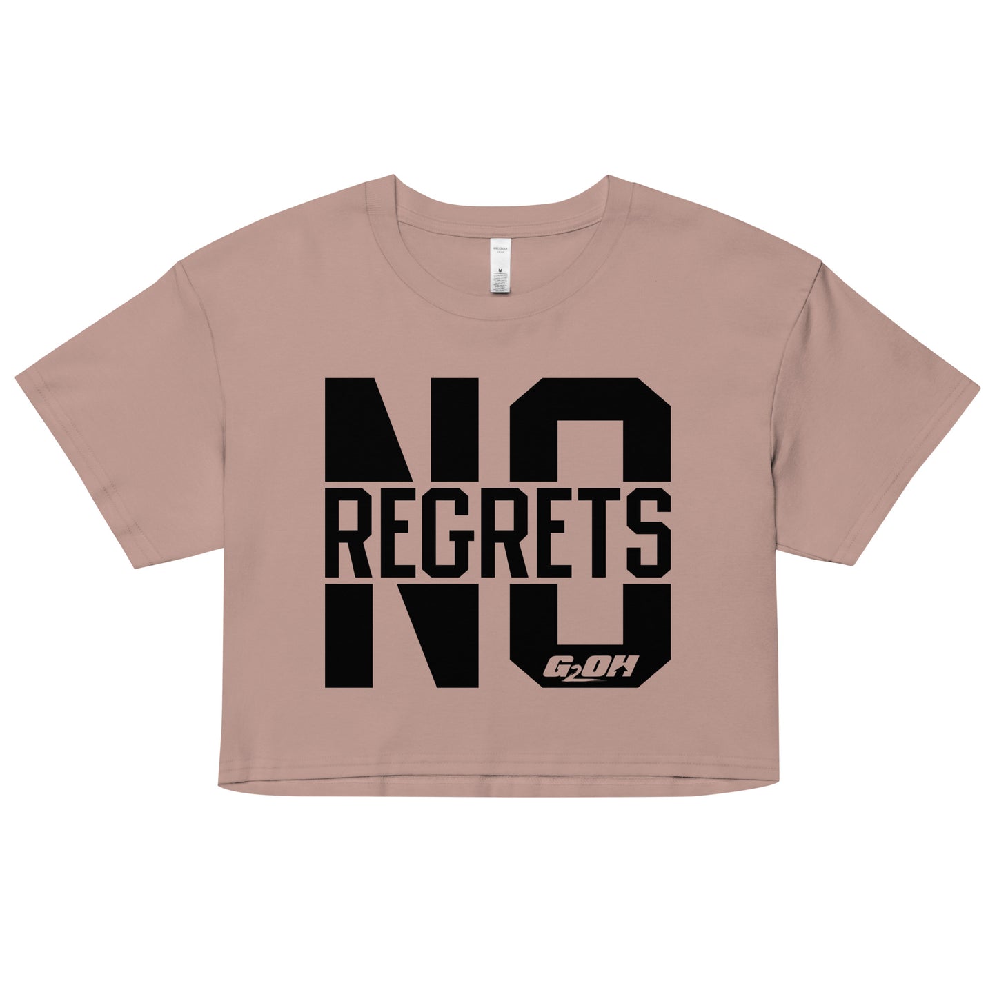 No Regrets Women's Crop Tee