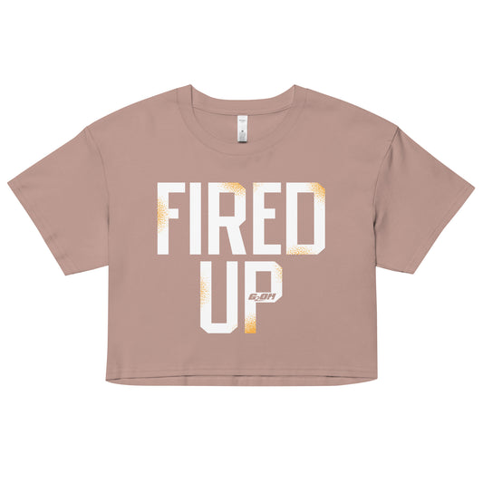 Fired Up Women's Crop Tee