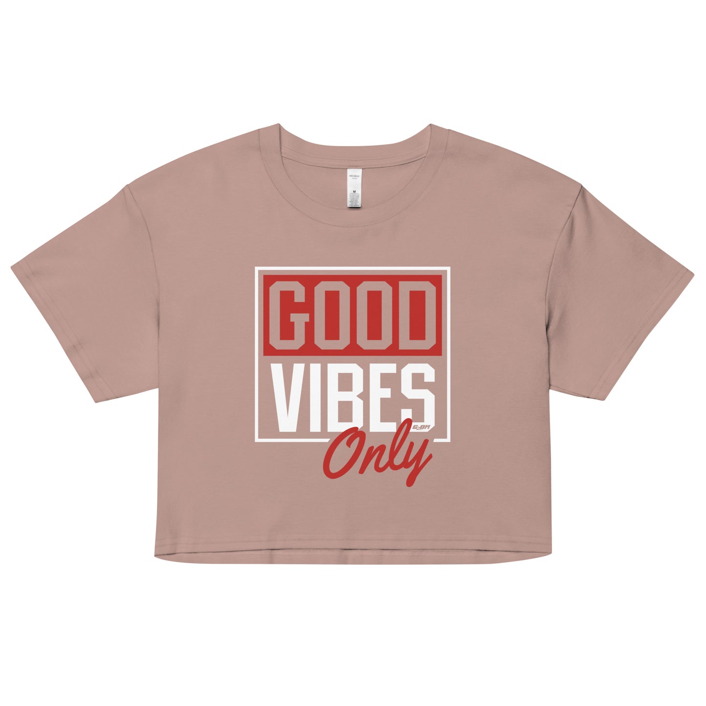 Good Vibes Only Women's Crop Tee