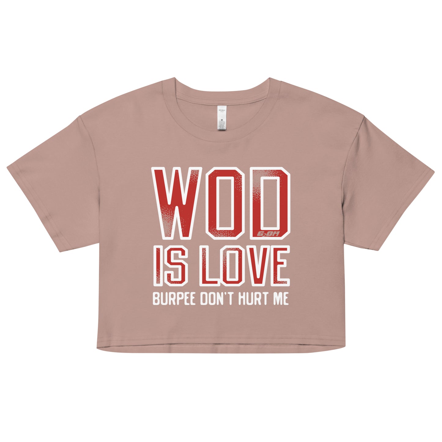 WOD Is Love Women's Crop Tee