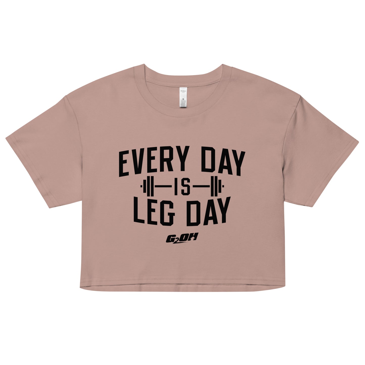 Every Day Is Leg Day Women's Crop Tee