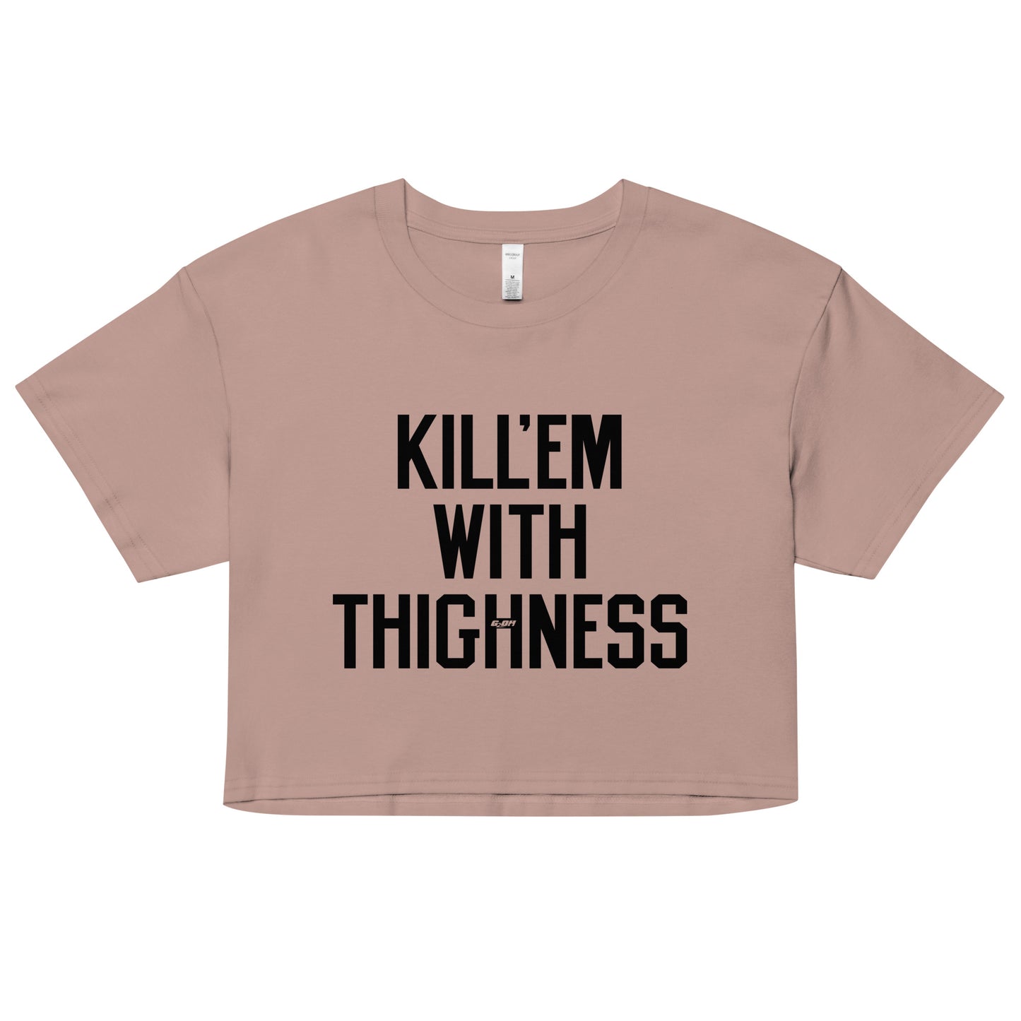 Kill'em With Thighness Women's Crop Tee