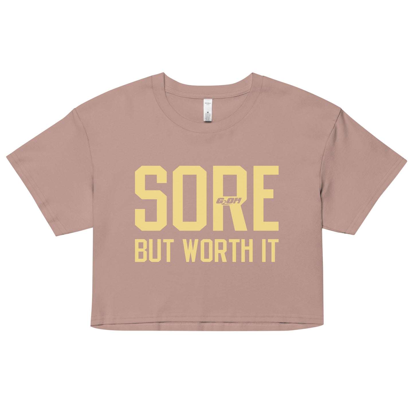 Sore But Worth It Women's Crop Tee