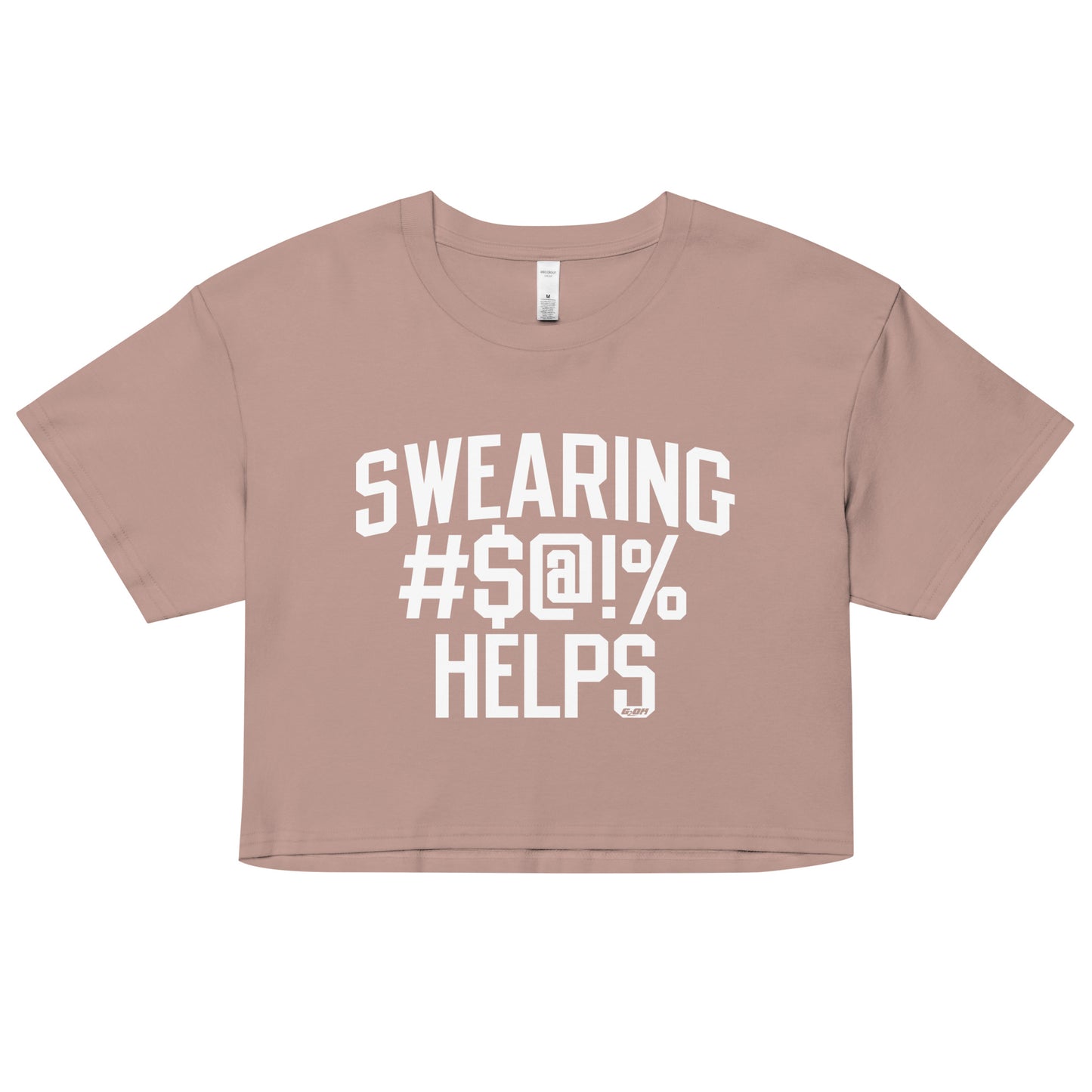 Swearing Helps Women's Crop Tee