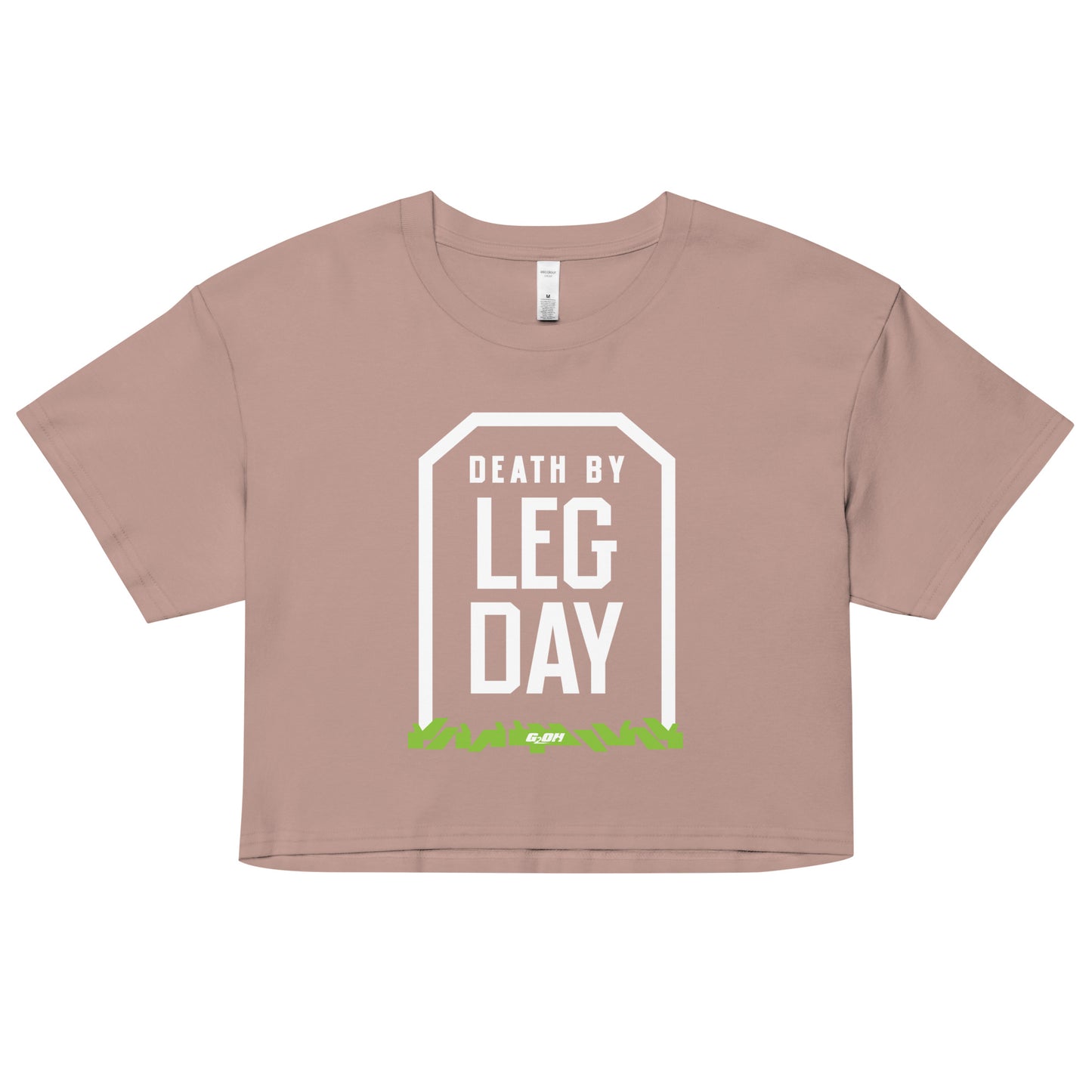 Death By Leg Day Women's Crop Tee