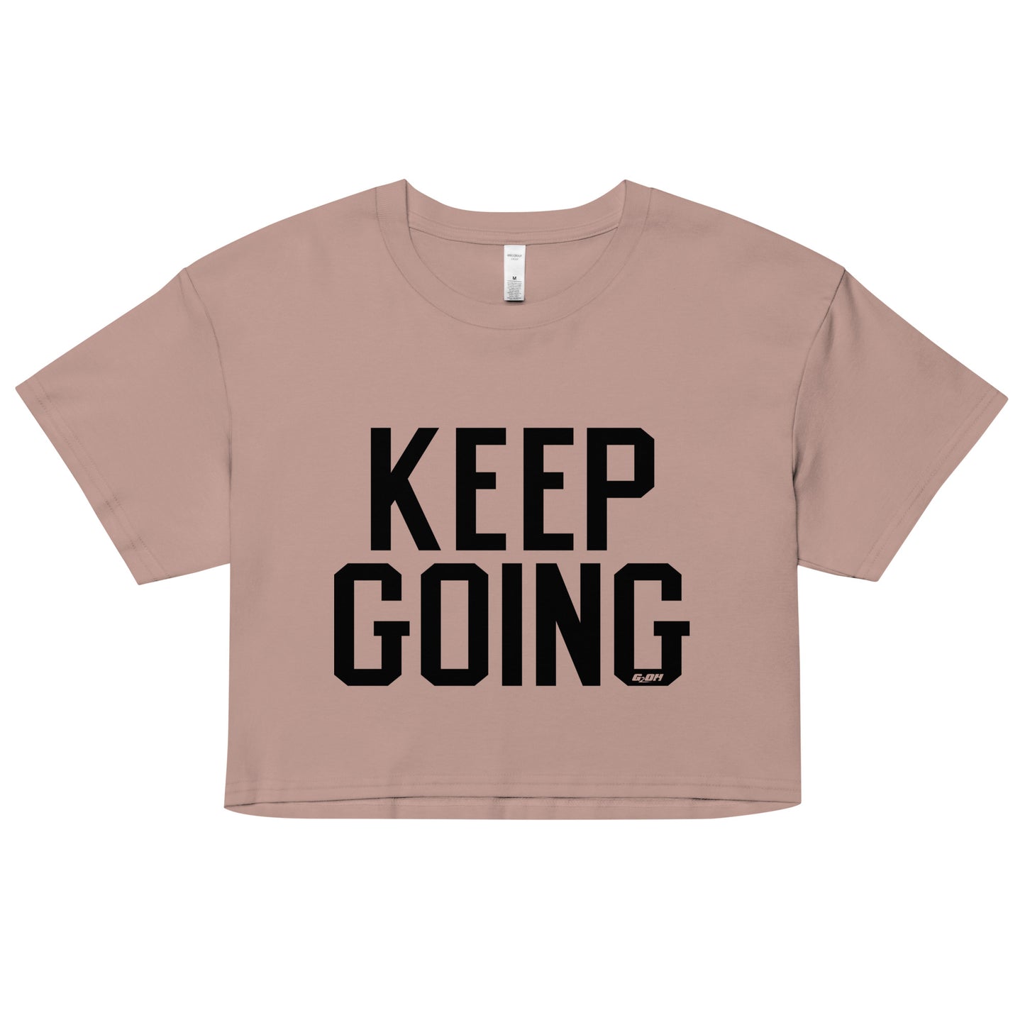 Keep Going Women's Crop Tee