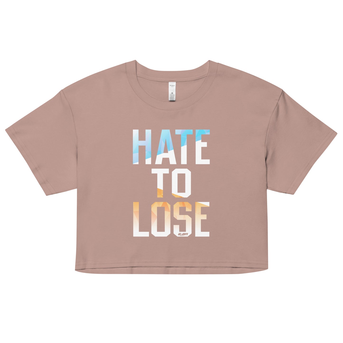 Hate To Lose Women's Crop Tee