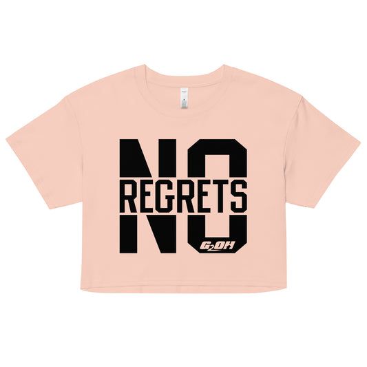 No Regrets Women's Crop Tee