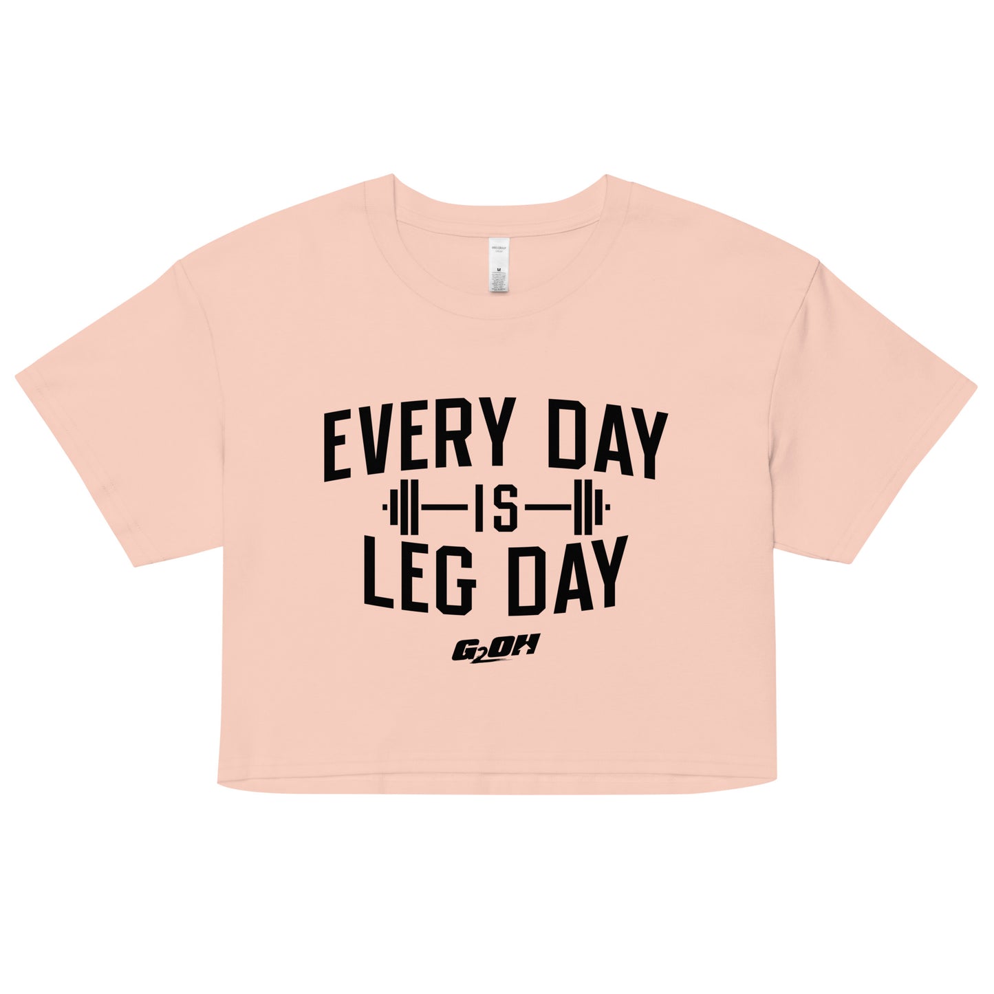 Every Day Is Leg Day Women's Crop Tee