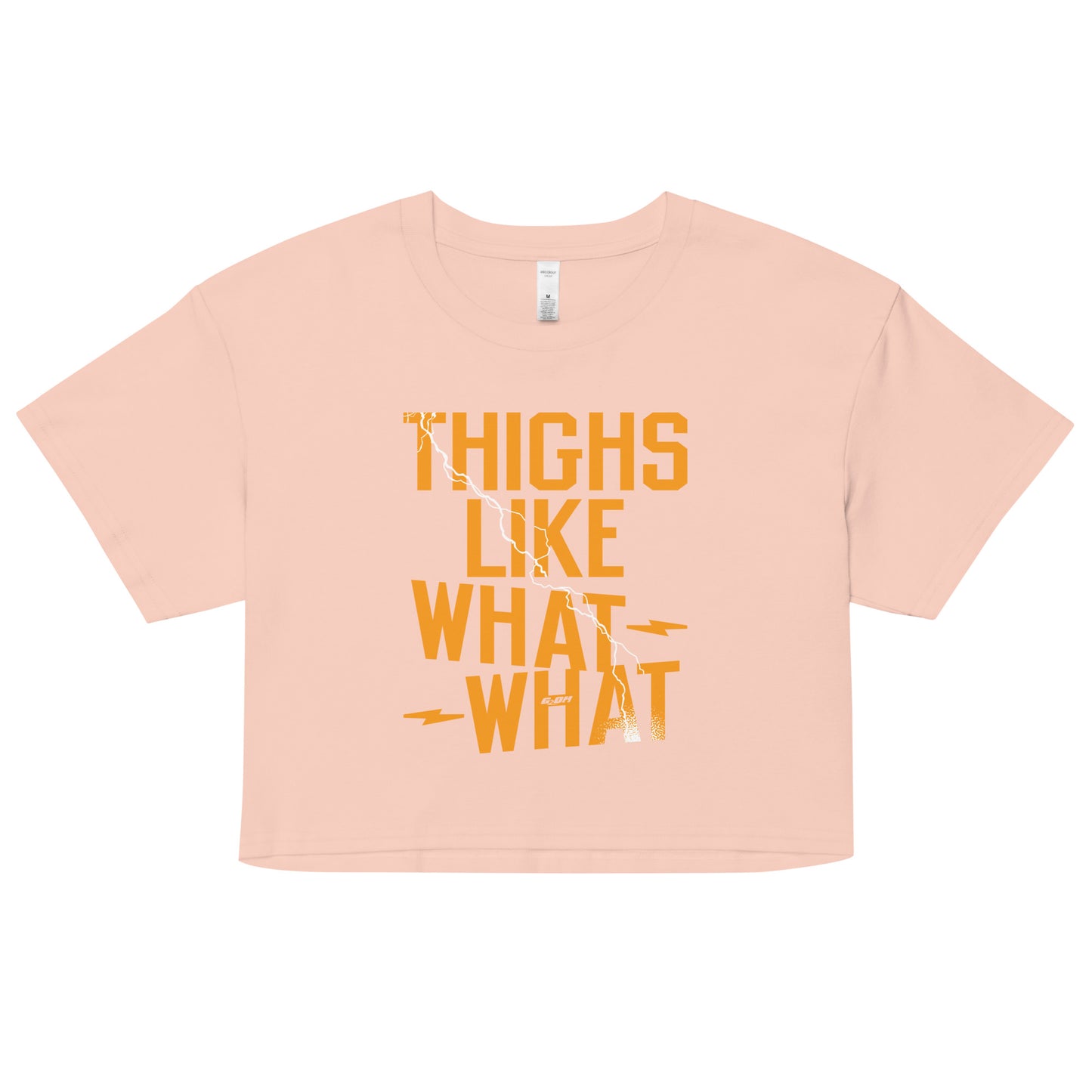 Thighs Like What What Women's Crop Tee