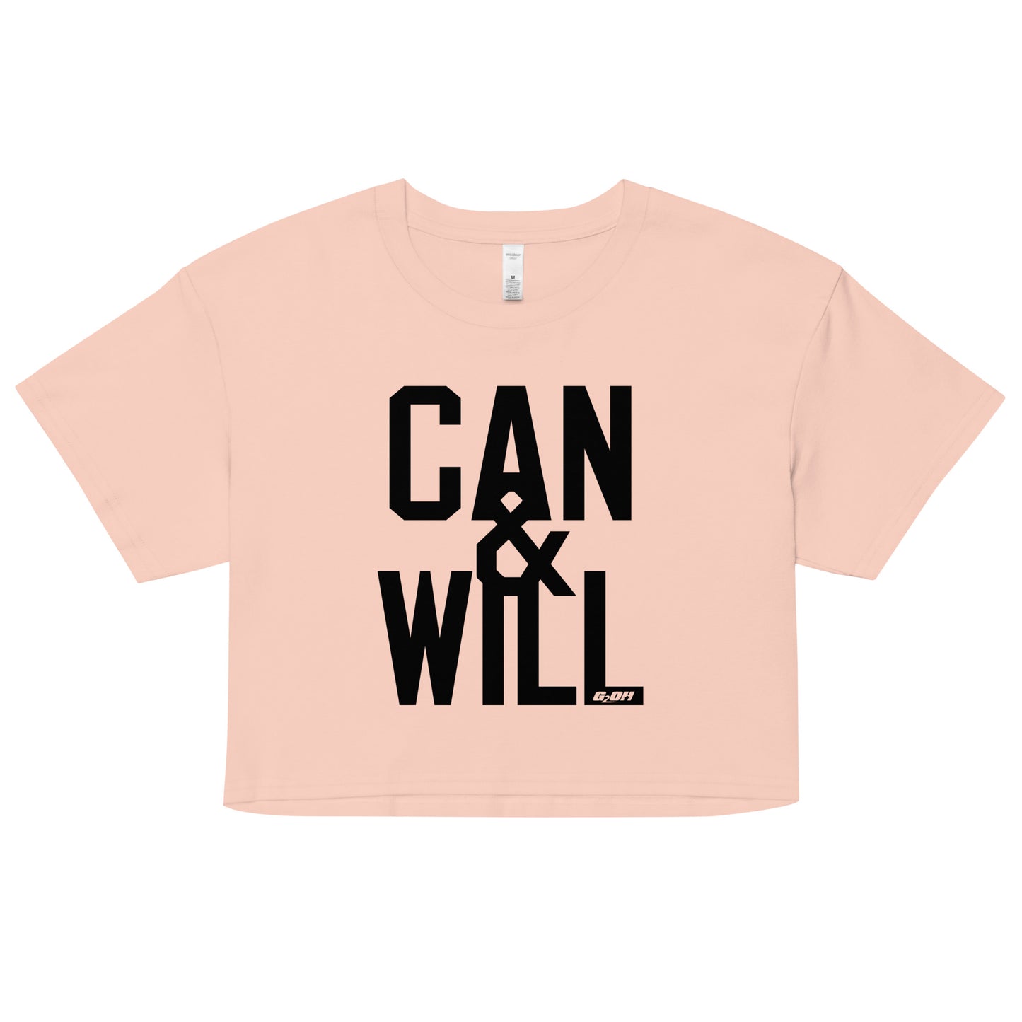 Can And Will Women's Crop Tee