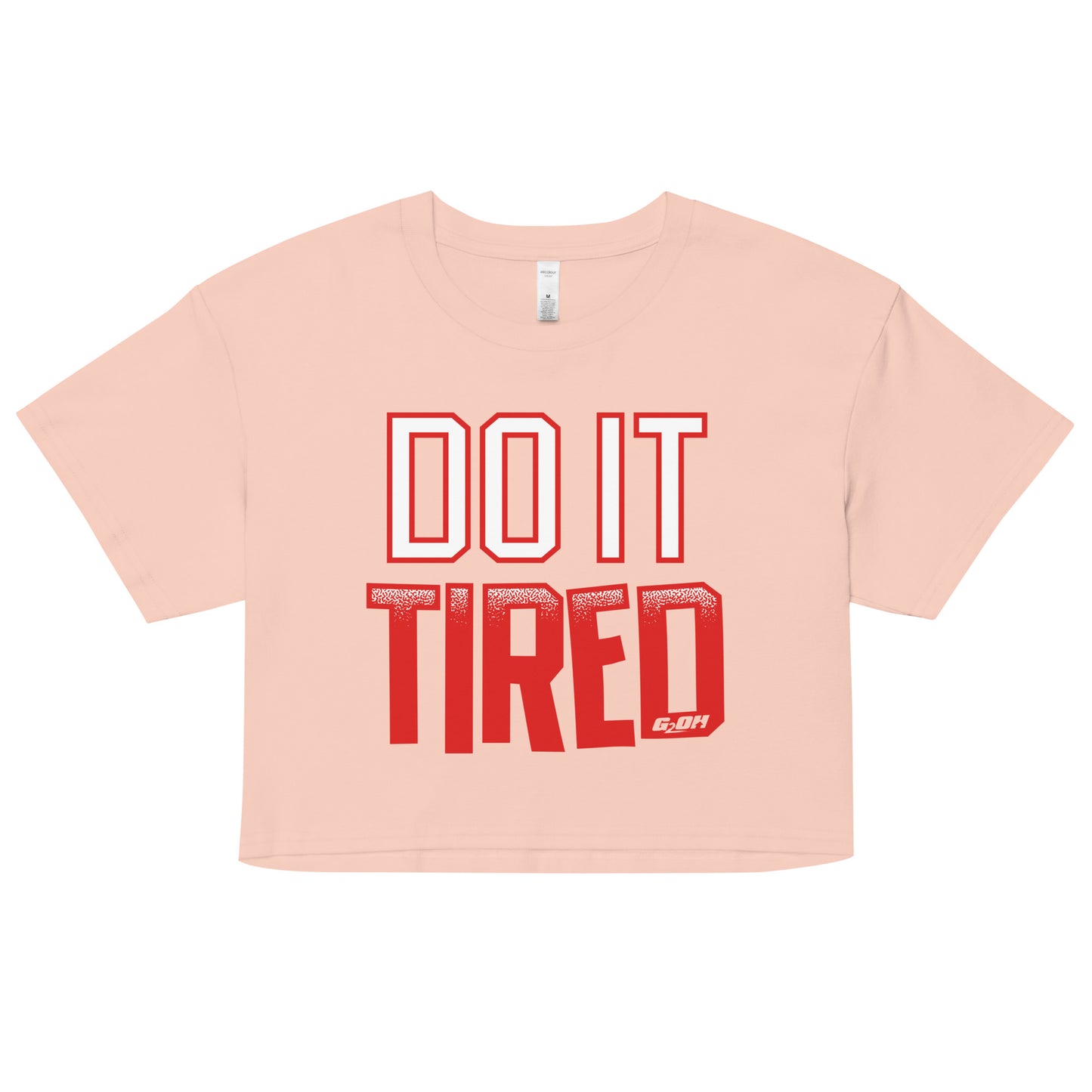 Do It Tired Women's Crop Tee