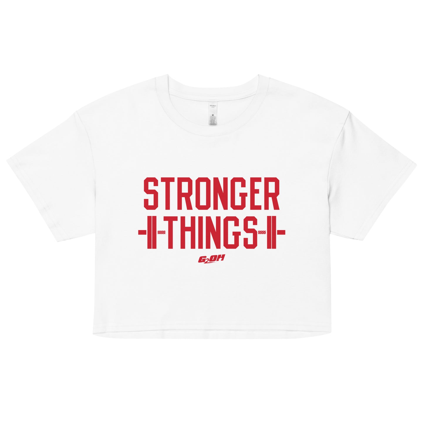 Stronger Things Women's Crop Tee