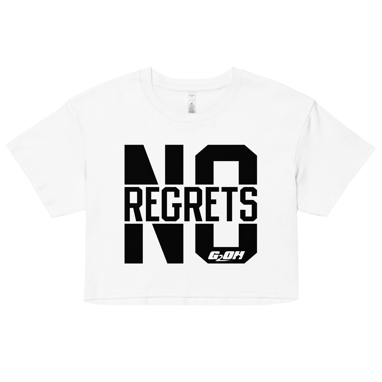 No Regrets Women's Crop Tee