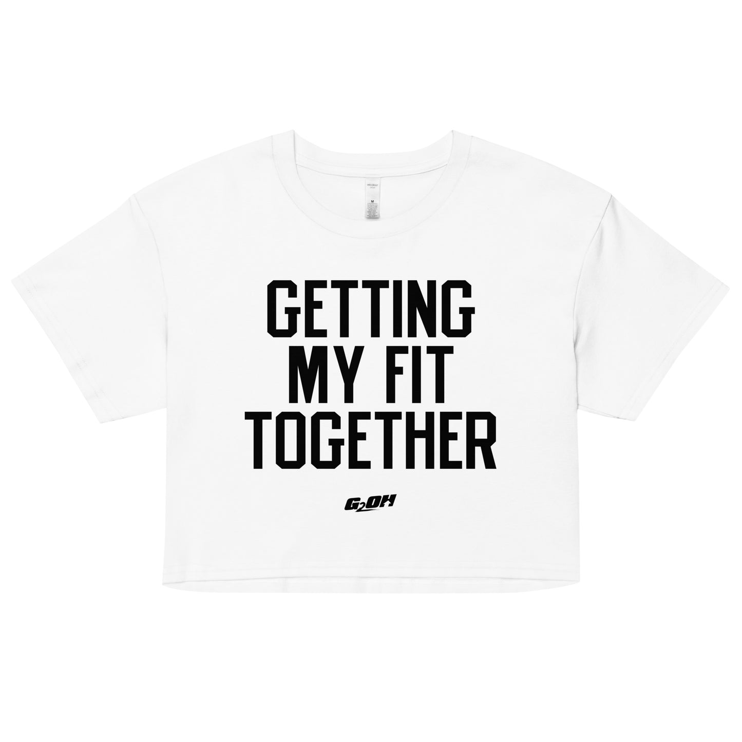 Getting My Fit Together Women's Crop Tee