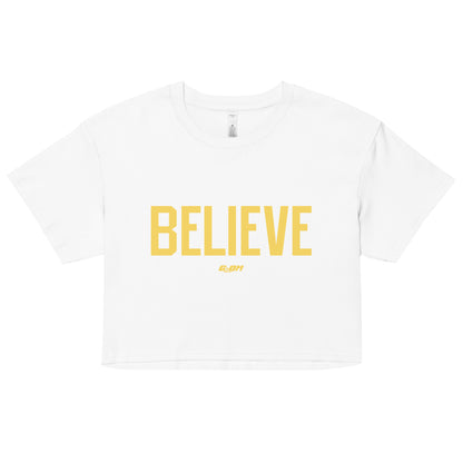 Believe Women's Crop Tee