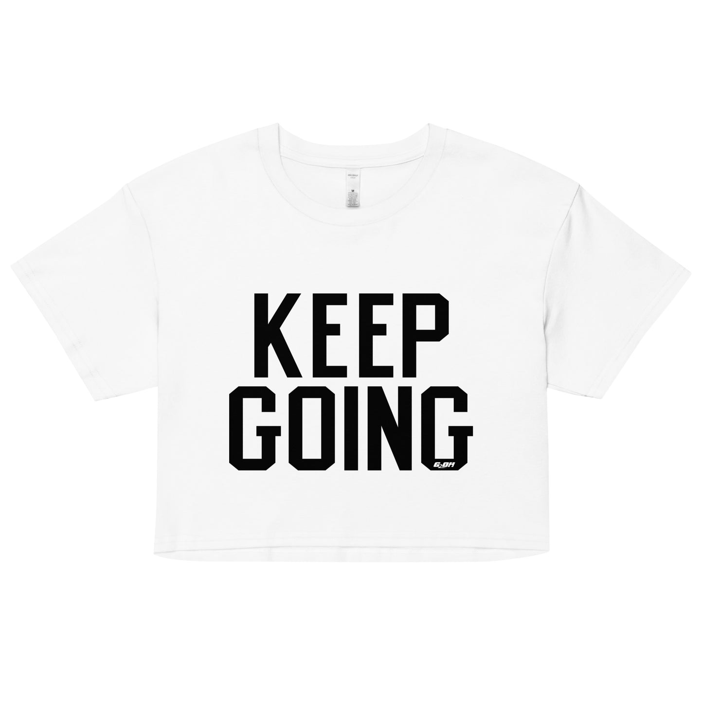 Keep Going Women's Crop Tee