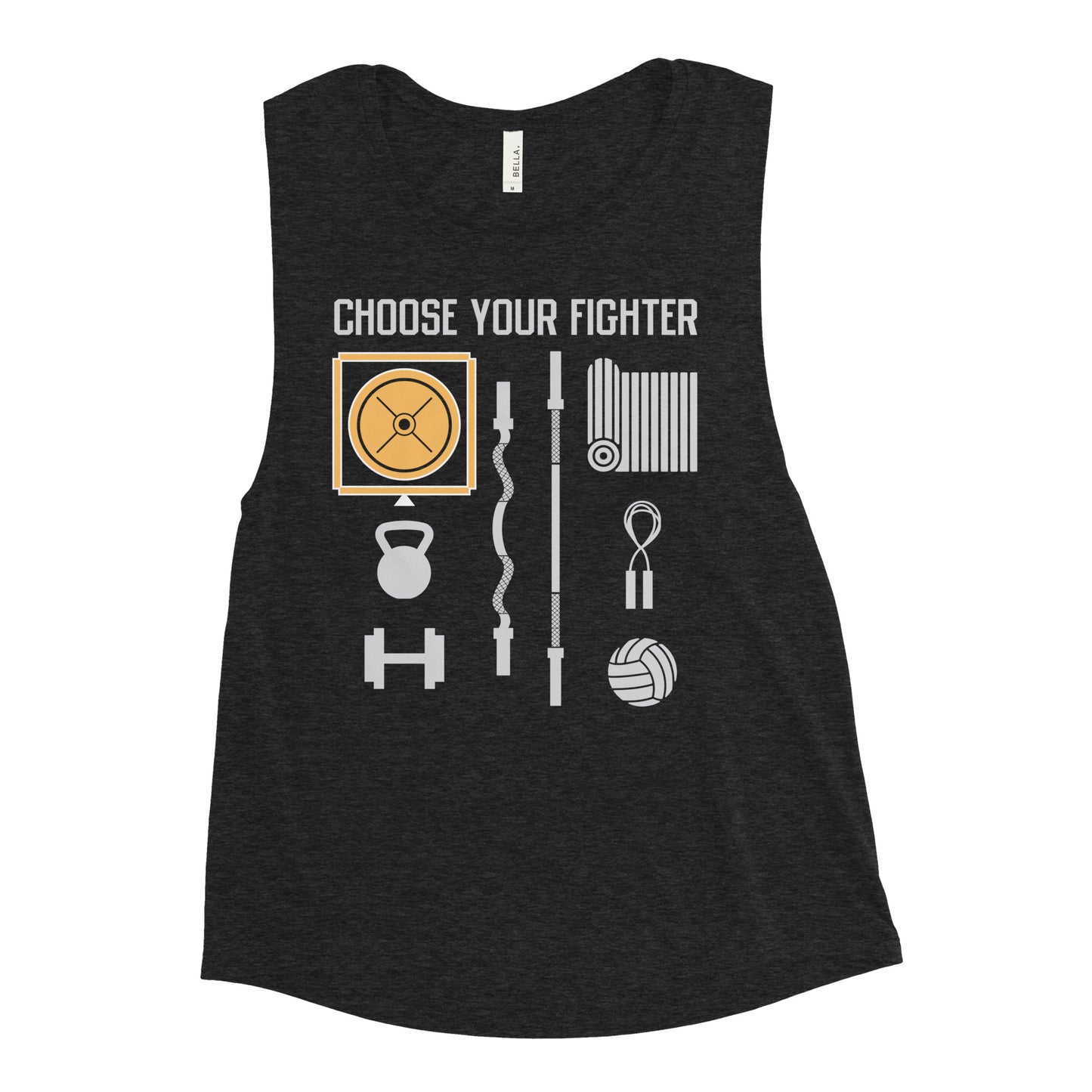 Choose Your Fighter Women's Muscle Tank