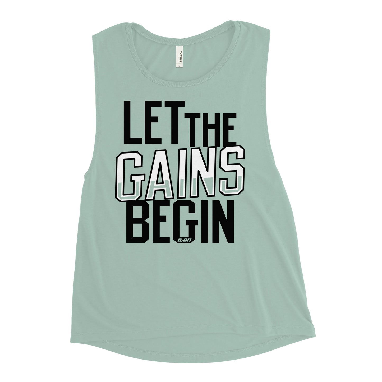 Let The Gains Begin Women's Muscle Tank