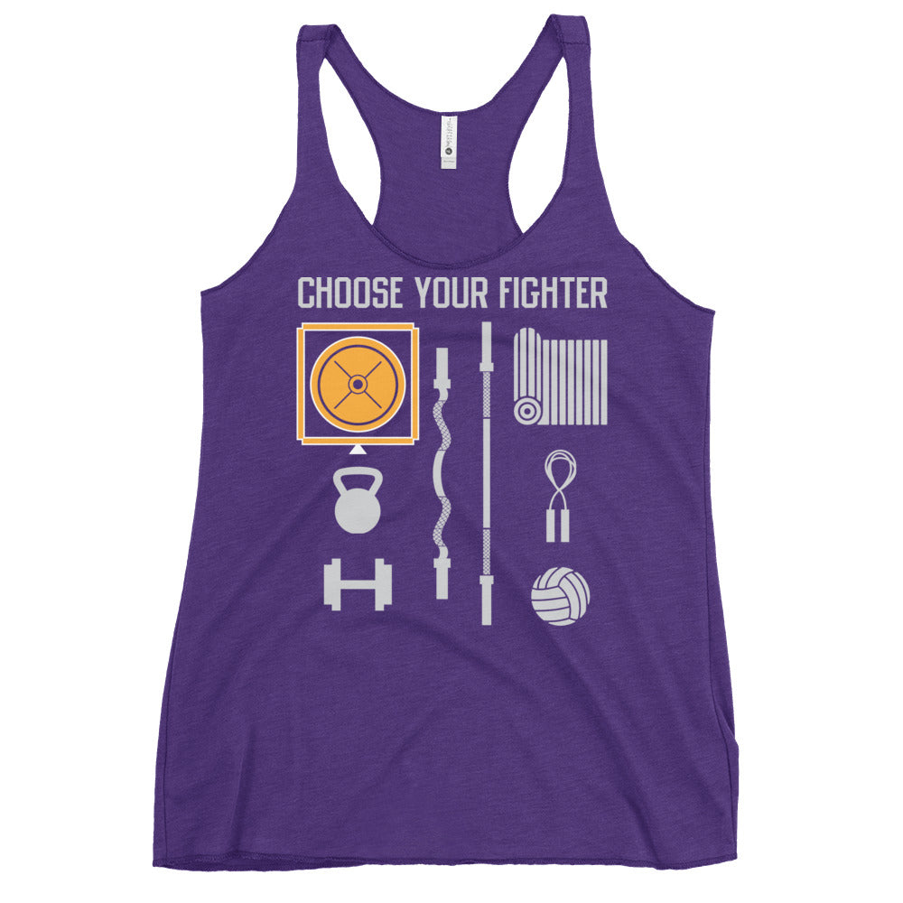 Choose Your Fighter Women's Racerback Tank