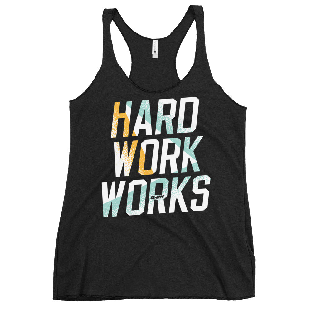 Hard Work Works Women's Racerback Tank